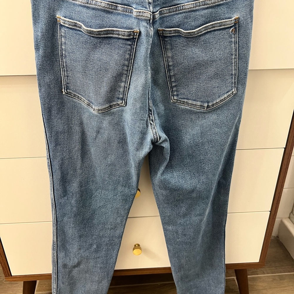 Madewell women’s stovepipe Jeans in Light Blue 30 - Picture 2 of 6